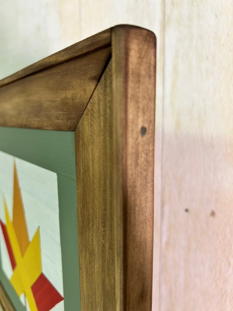 Autumn Maple Leaf Barn Quilt | Handmade Wood Fall Wall Decor