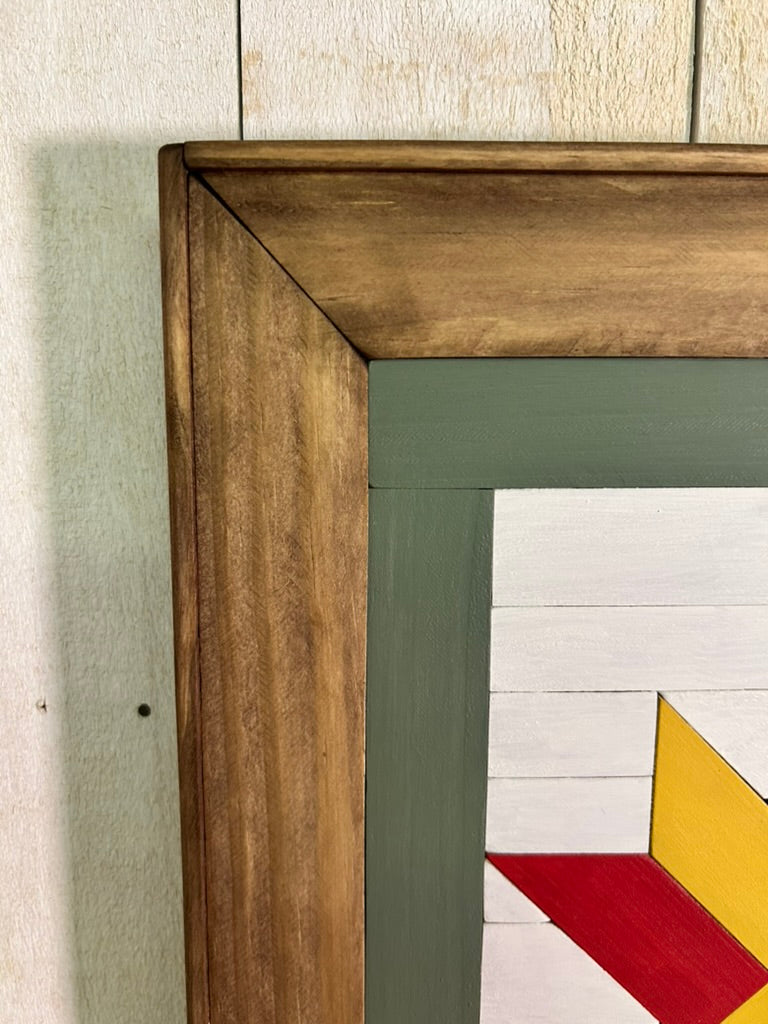 Autumn Maple Leaf Barn Quilt | Handmade Wood Fall Wall Decor