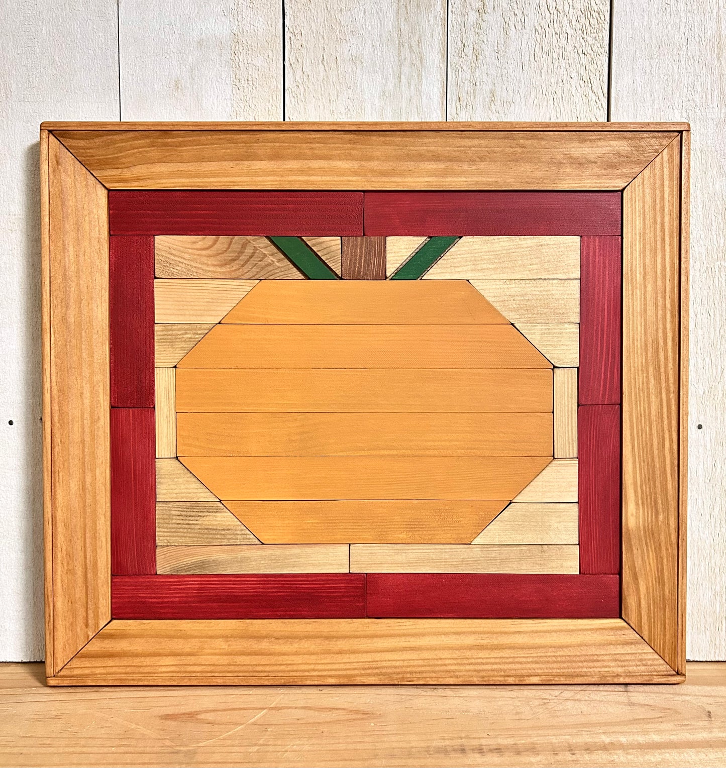 Pumpkin Barn Quilt | Handmade Wood Farmhouse Fall Wall Art