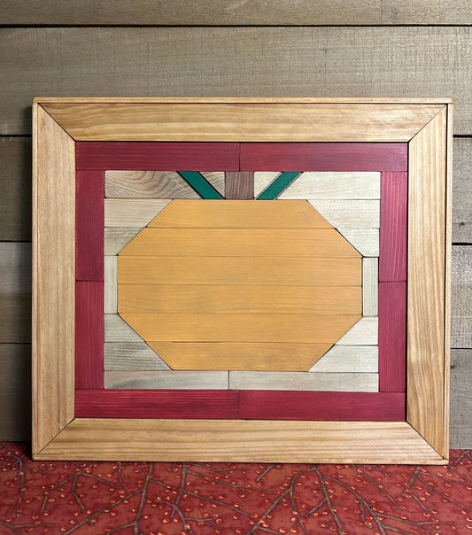 Pumpkin Barn Quilt | Handmade Wood Farmhouse Fall Wall Art