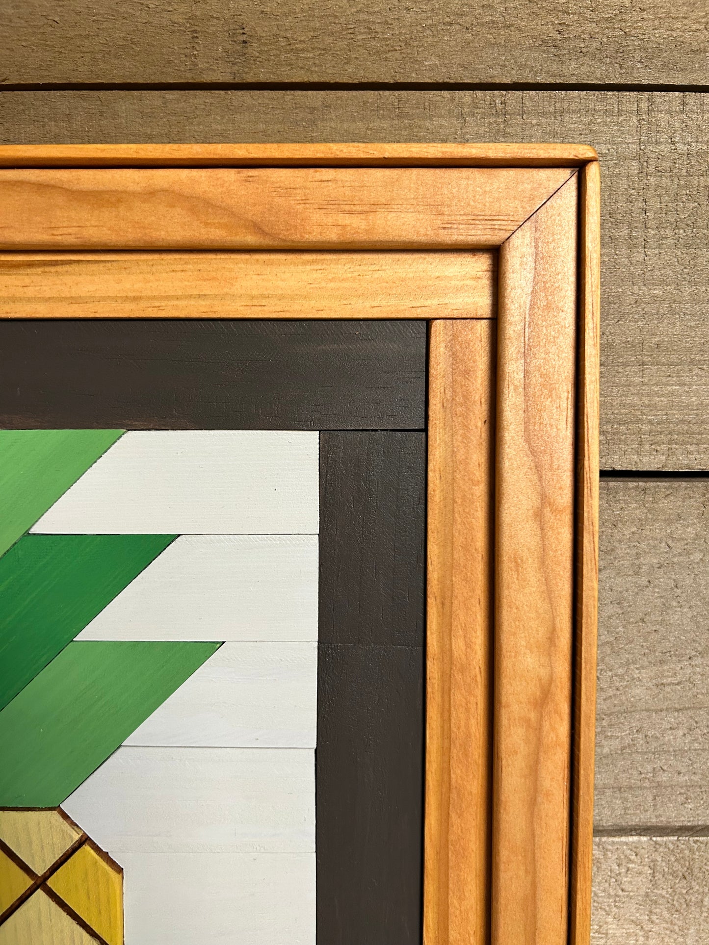 Pineapple Barn Quilt | Handmade Wood Farmhouse Welcome Wall Art