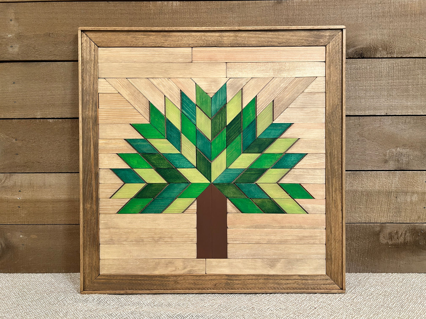 Tree of Life Barn Quilt | Handmade Wood Spring Summer Wall Art
