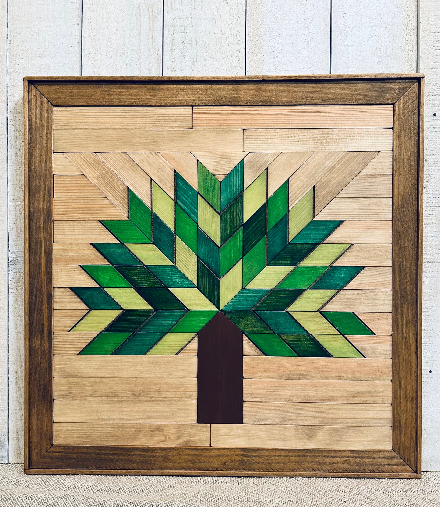Tree of Life Barn Quilt | Handmade Wood Spring Summer Wall Art