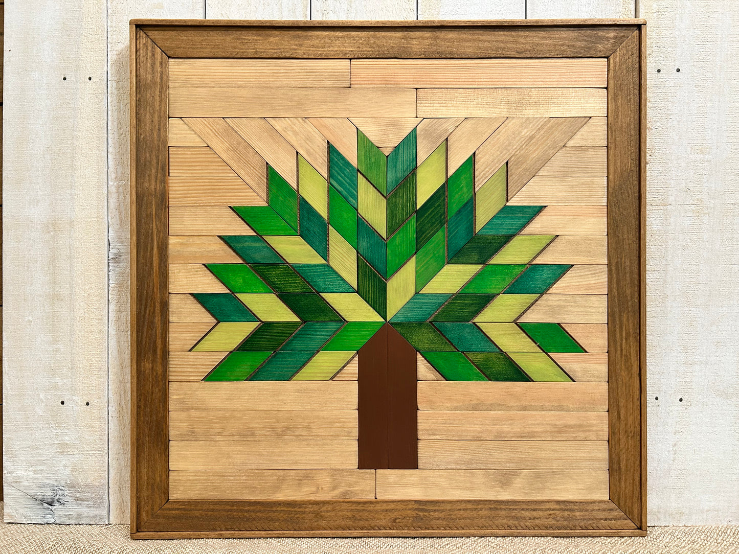 Tree of Life Barn Quilt | Handmade Wood Spring Summer Wall Art