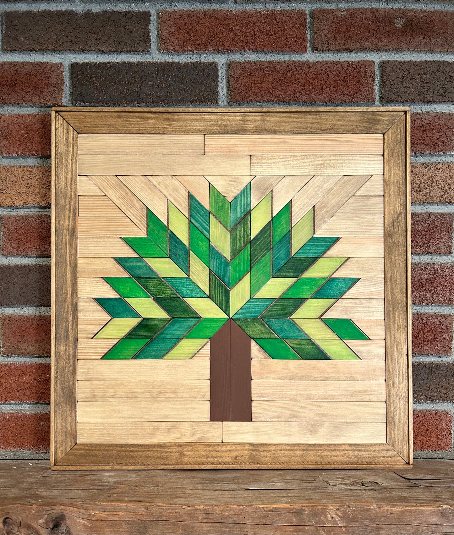 Tree of Life Barn Quilt | Handmade Wood Spring Summer Wall Art