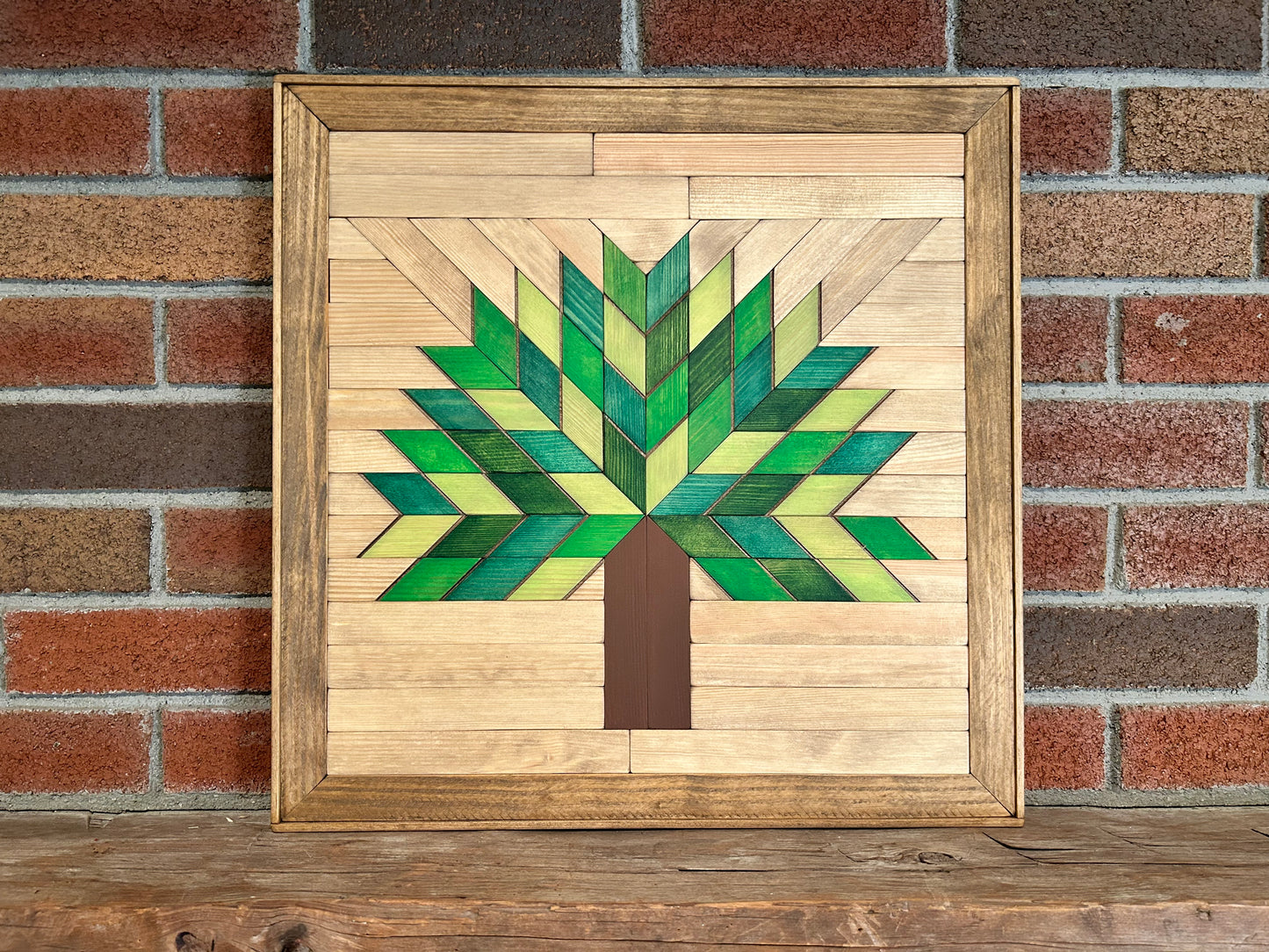 Tree of Life Barn Quilt | Handmade Wood Spring Summer Wall Art