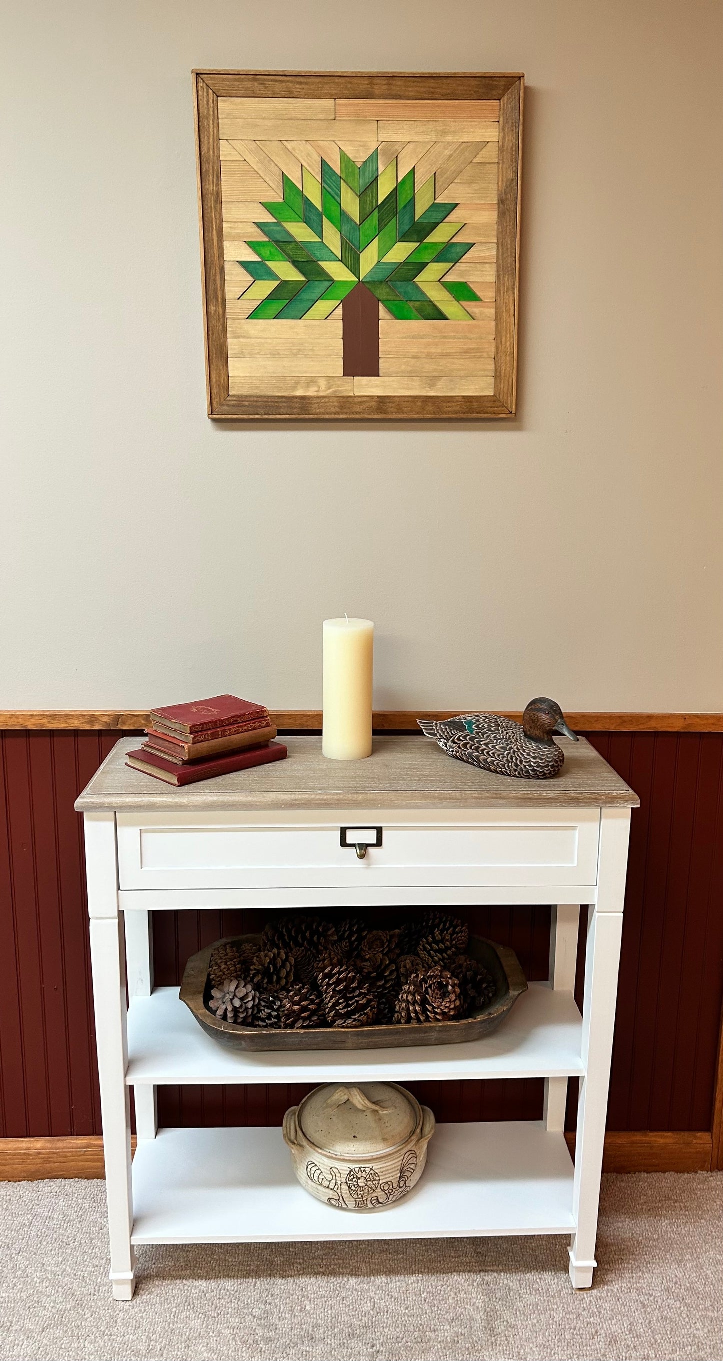 Tree of Life Barn Quilt | Handmade Wood Spring Summer Wall Art