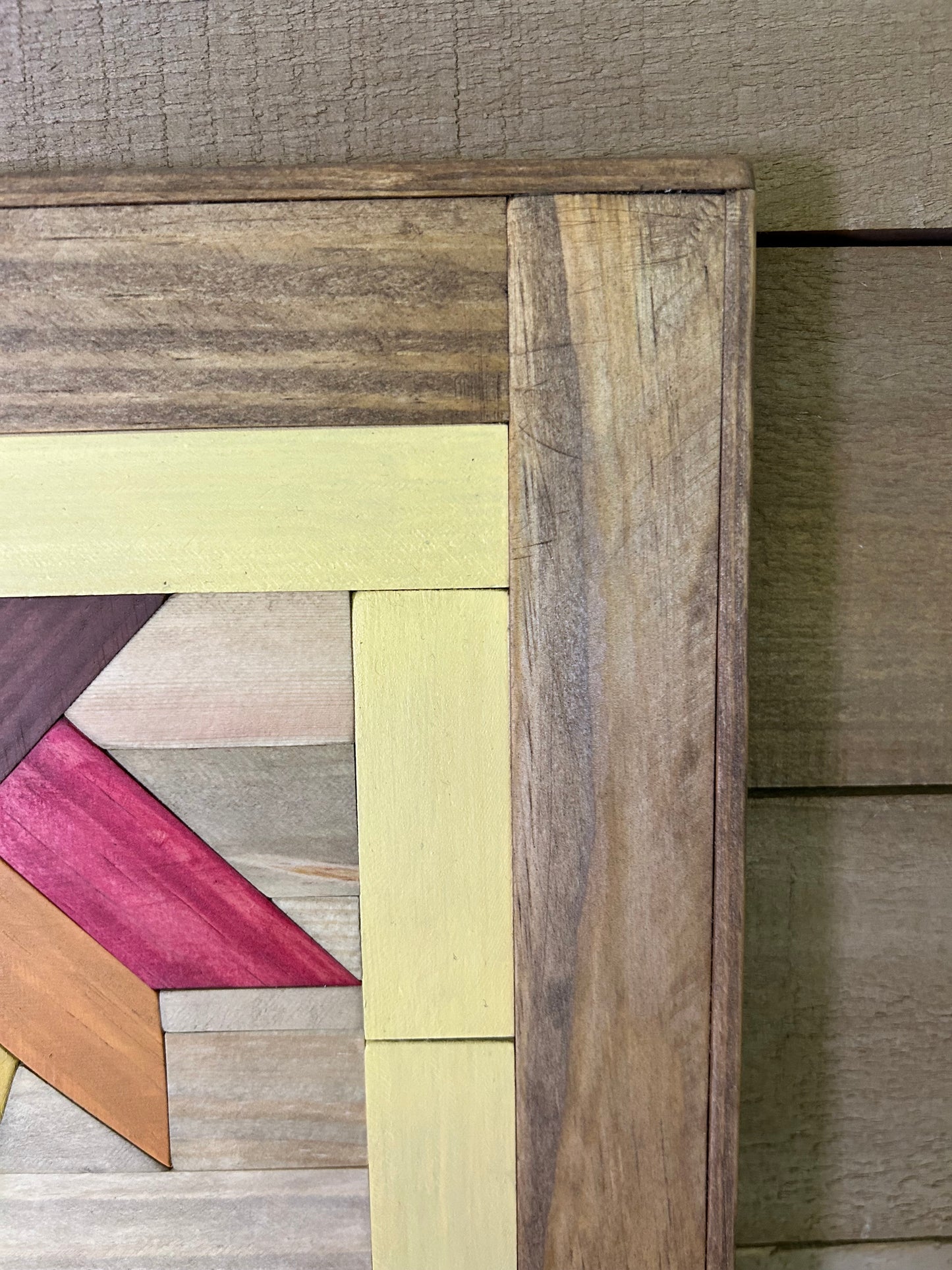 Summer & Autumn Leaf Barn Quilt | Handmade Wood Farmhouse Wall Art