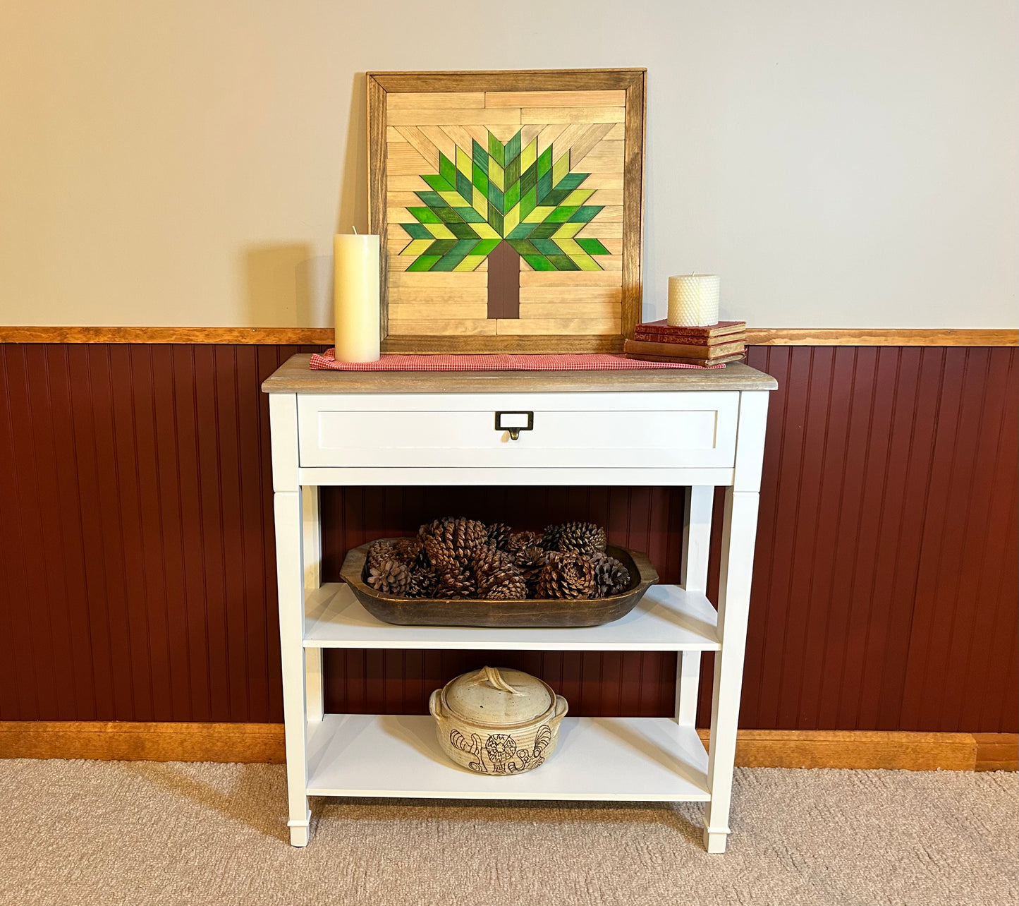 Tree of Life Barn Quilt | Handmade Wood Spring Summer Wall Art