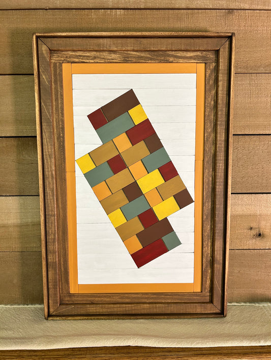 Handmade Barn Quilt Wall Art – Colorful Rustic Wooden Quilt Decor | Farmhouse Home Decor